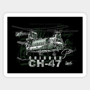 CH-47 Chinook helicopter Sticker